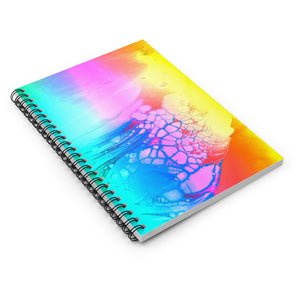 Neon Afterburn Spiral Notebook - Ruled Line
