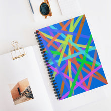 Load image into Gallery viewer, Kerplunk Inspired Spiral Notebook - Ruled Line
