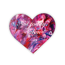 Load image into Gallery viewer, “Not Today, Satan.” Anti-Valentines Day Kiss-Cut Stickers
