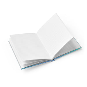 Blue Roses Journal - Ruled Line