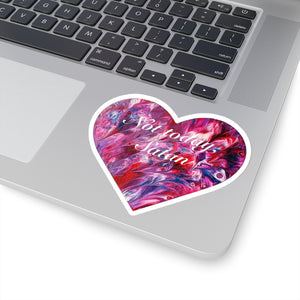 “Not Today, Satan.” Anti-Valentines Day Kiss-Cut Stickers
