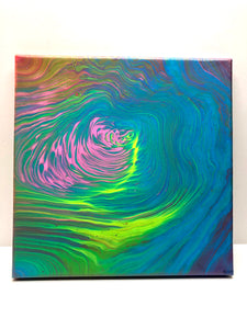 Trippy Neon Ring Pour