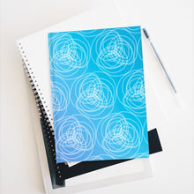 Load image into Gallery viewer, Blue Roses Journal - Ruled Line
