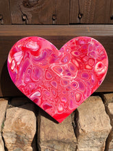 Load image into Gallery viewer, red and pink heart 
